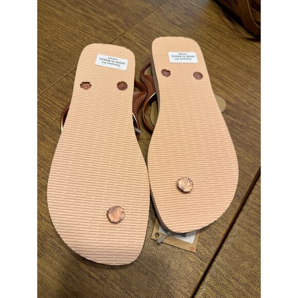 Brand New Havianas Women's Size 11/12 Men's 9/10M Ballet Rose Flip Flops Sandals - Picture 6 of 6